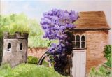 27 - Barbara Hilton - Croft Castle Walled Garden - Watercolour.jpg
